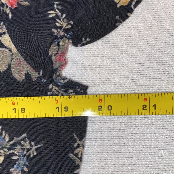 Vintage RL Denim & Supply 90’s Y2K Floral Babydoll Button Down Dress S - Picture 2 of 8